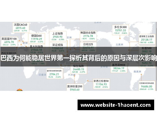 巴西为何能稳居世界第一探析其背后的原因与深层次影响